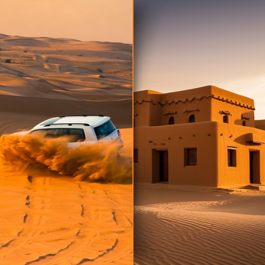 Morning 4x4 Desert Safari + Camel Farm Visit